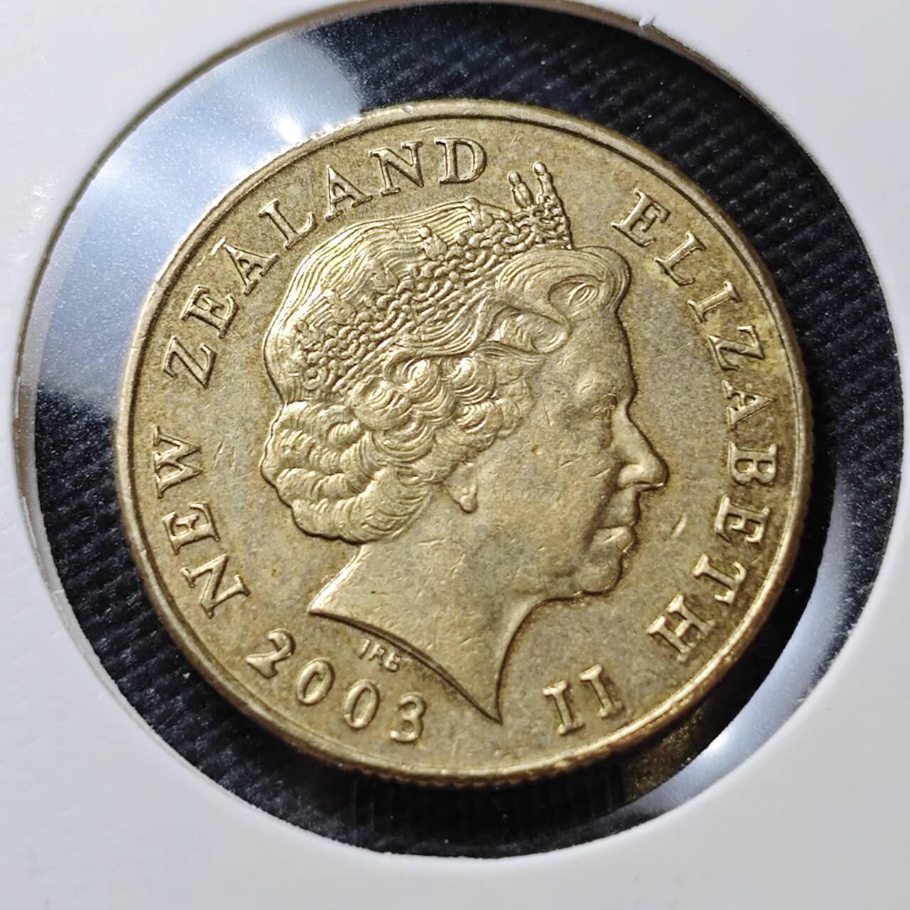 KK钱币收藏小铺   第404期 2月预留时间 周末发货  新西兰1元