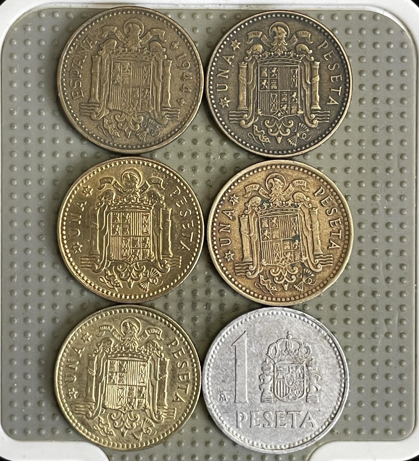 2026年第30场各国散币拍卖（总第180场） 西班牙1比赛塔6枚不同版本