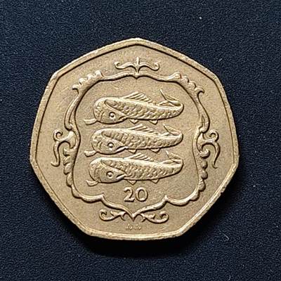 【全场包邮】纯粹捡漏拍510场 - 马恩岛1986年20便士