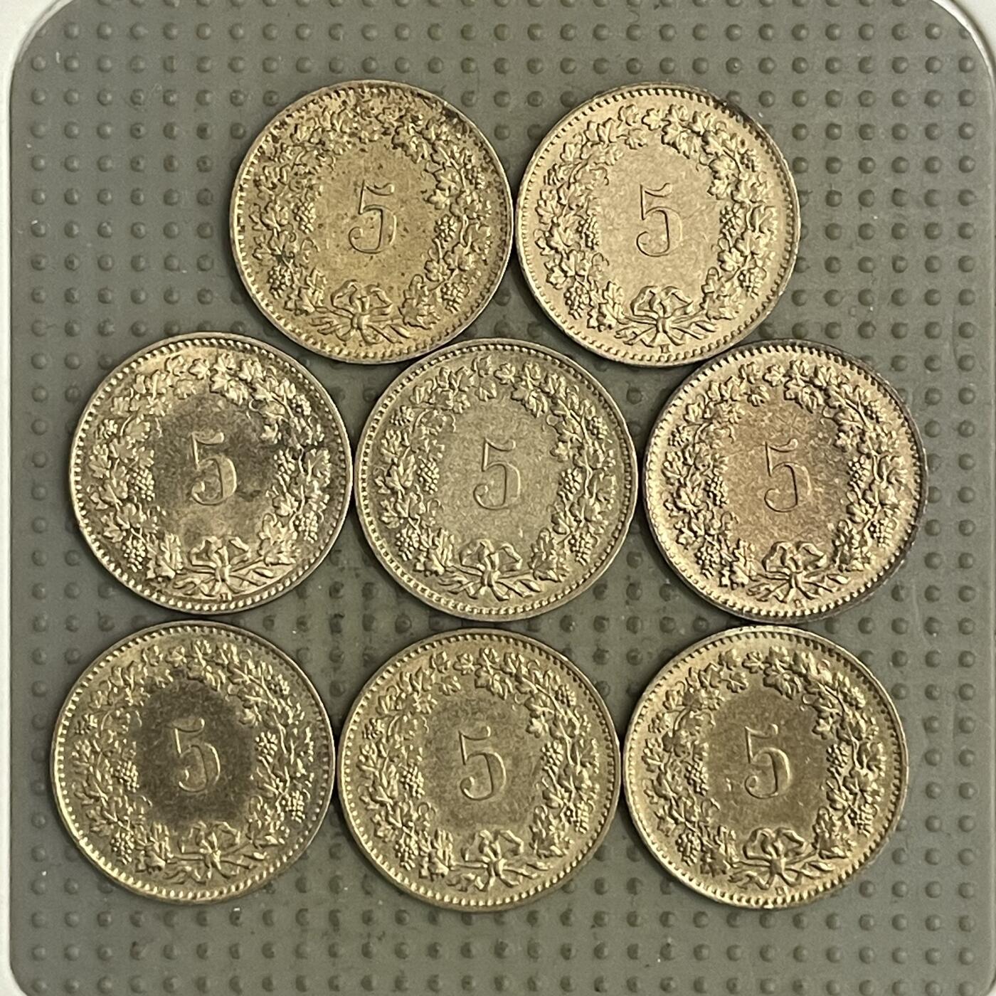 2026年第30场各国散币拍卖（总第180场） 瑞士5生丁8枚