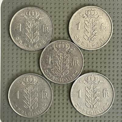 2026年第30场各国散币拍卖（总第180场） - 比利时1法郎5枚