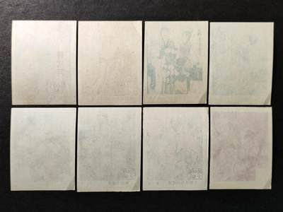 ↓君缘收藏797期☞钱币邮品↓无佣金、可寄存、满30元包邮  火花贴标，1989年昆明火柴红楼梦8全