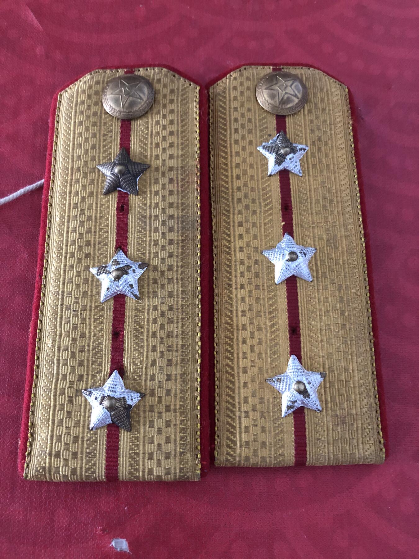 SU-55式上尉常服肩章 非常稀少