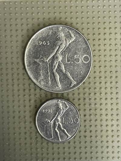 2026年第30场各国散币拍卖（总第180场） - 意大利50里拉大小版2枚