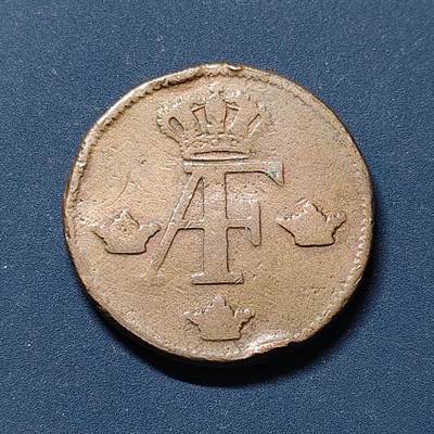 【全场包邮】纯粹捡漏拍510场 - 瑞典1769年阿道夫·弗雷德里克1欧尔铜币