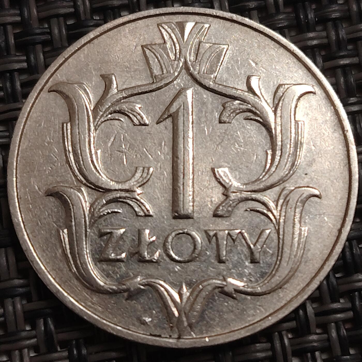 布加迪🐬～世界钱币(上海)🌾第 280 期 /  各国套币和散币 波兰🇵🇱 1929年 1兹罗提 25mm 镍币