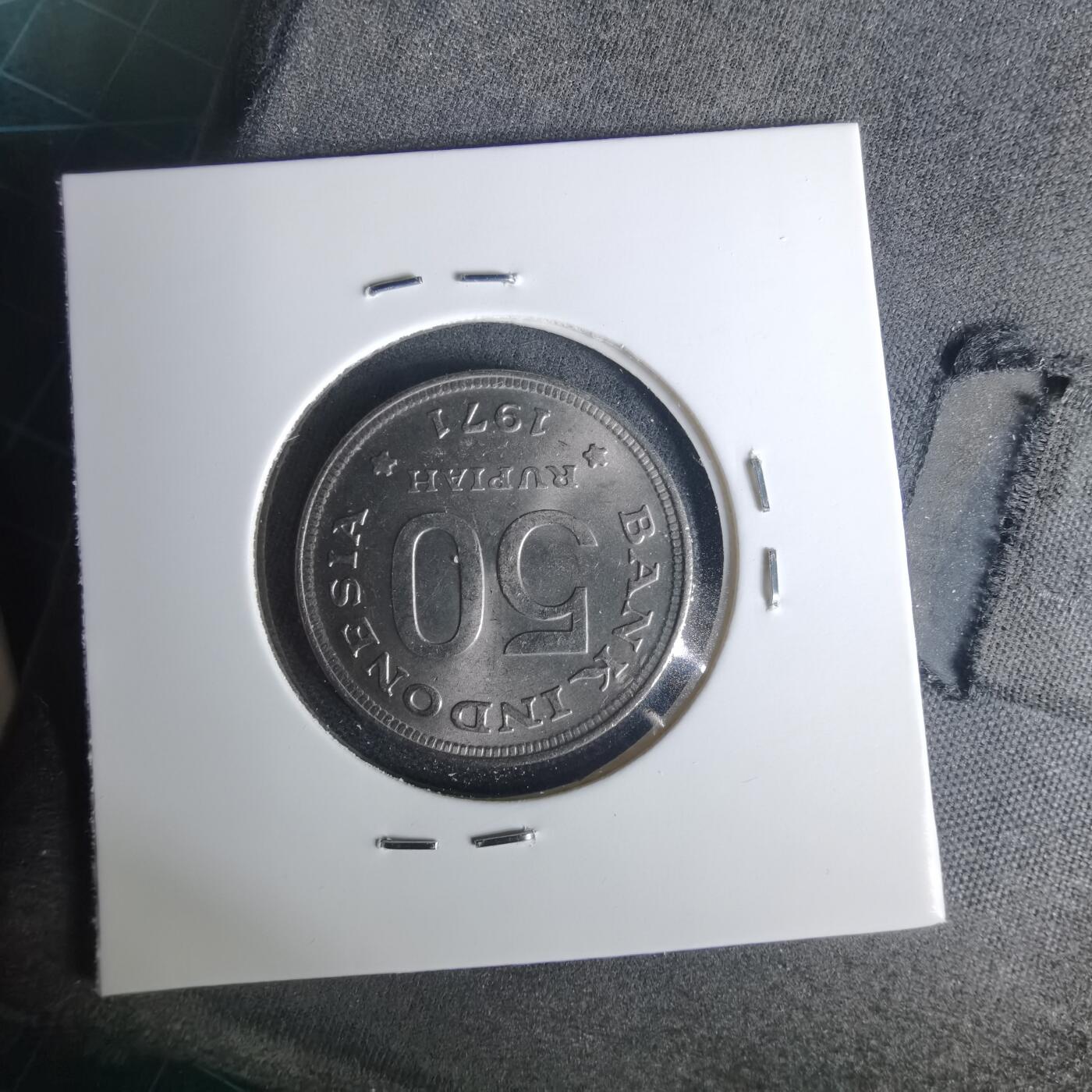 沼泽如烟--第1015场 印度尼西亚1971年50卢比