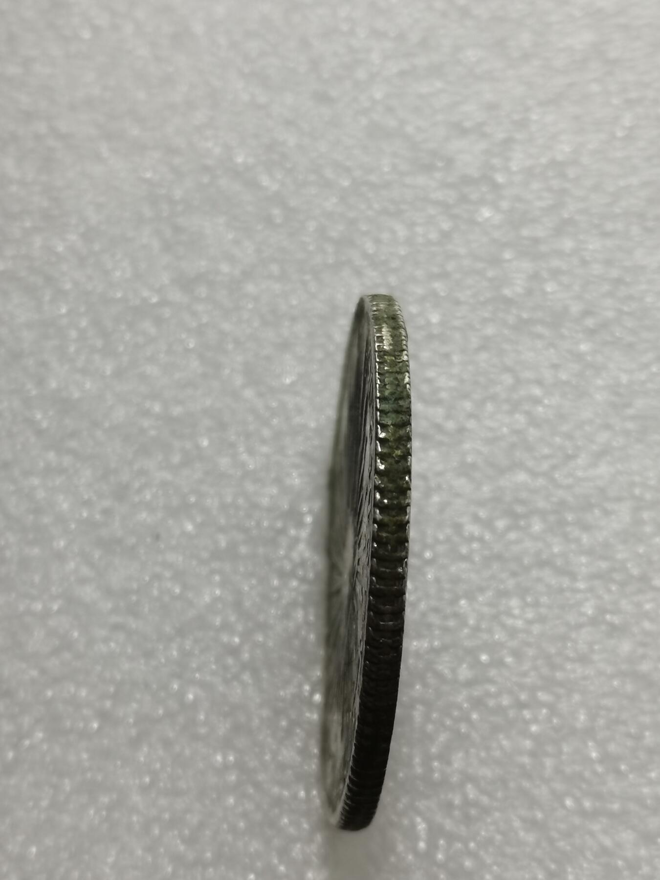 天下钱庄专场欢迎参拍 1876墨西哥鹰洋，有戳