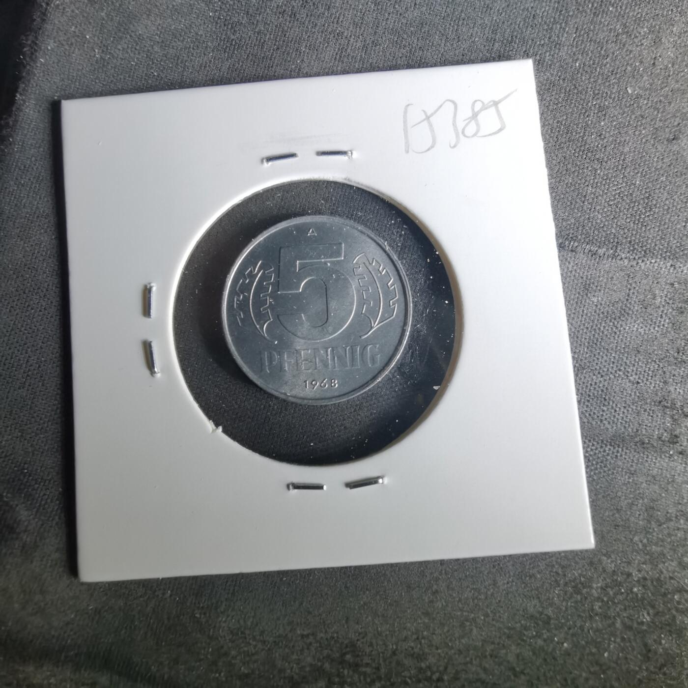 沼泽如烟--第1015场 东德1968年5芬尼