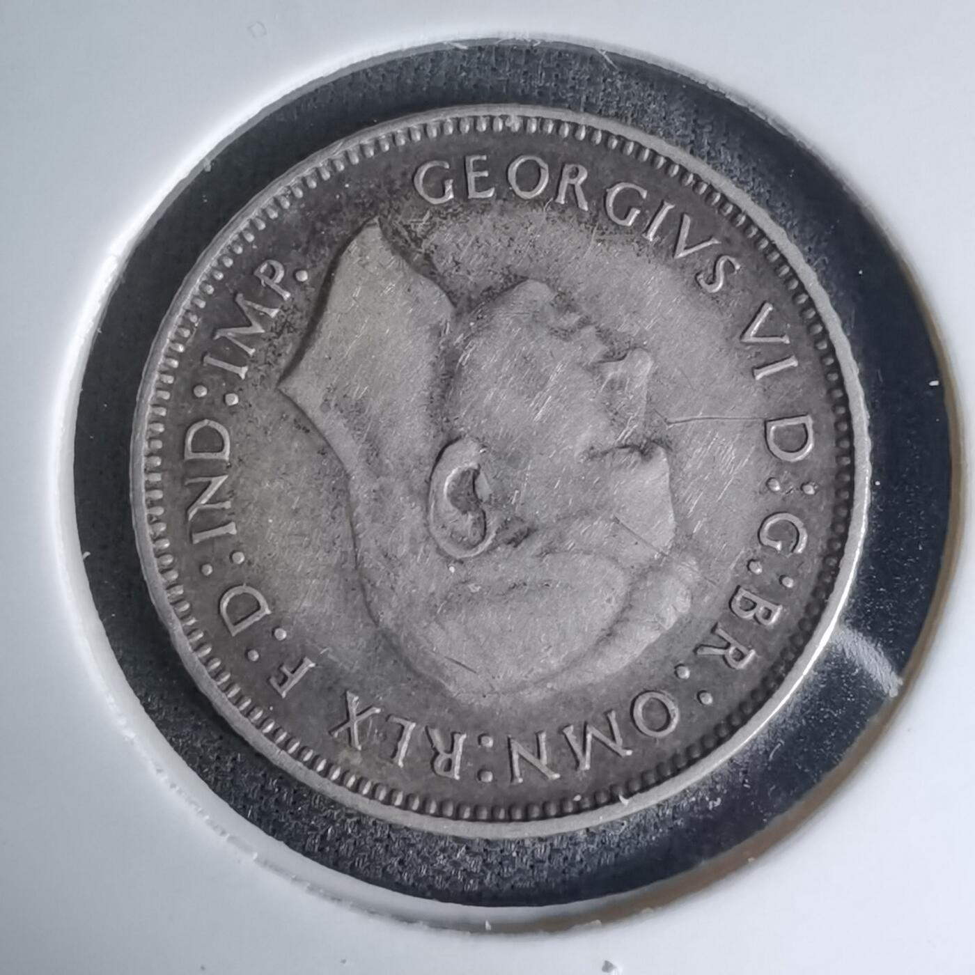 沼泽如烟--第1016场 澳大利亚1943年6便士银币