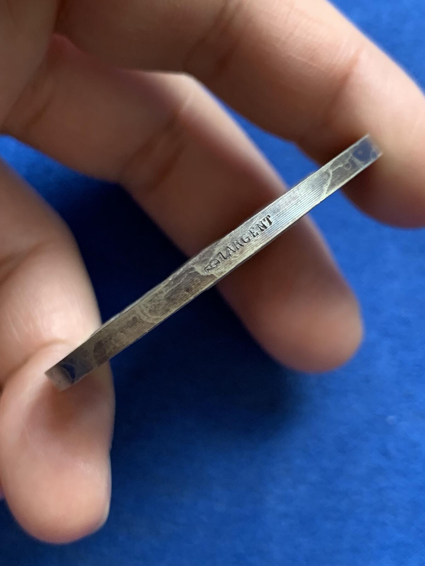 《竞宝斋》第468场 周日，周一 2场连拍 （全场包邮）欢迎送拍 名家名作A. Borrel 法国巴黎科技竞赛银章 60.6克 49.5mm 丰饶角1银 带盒