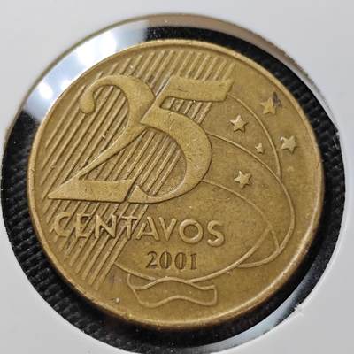 KK钱币收藏小铺   第404期 2月预留时间 周末发货 -  巴西25分