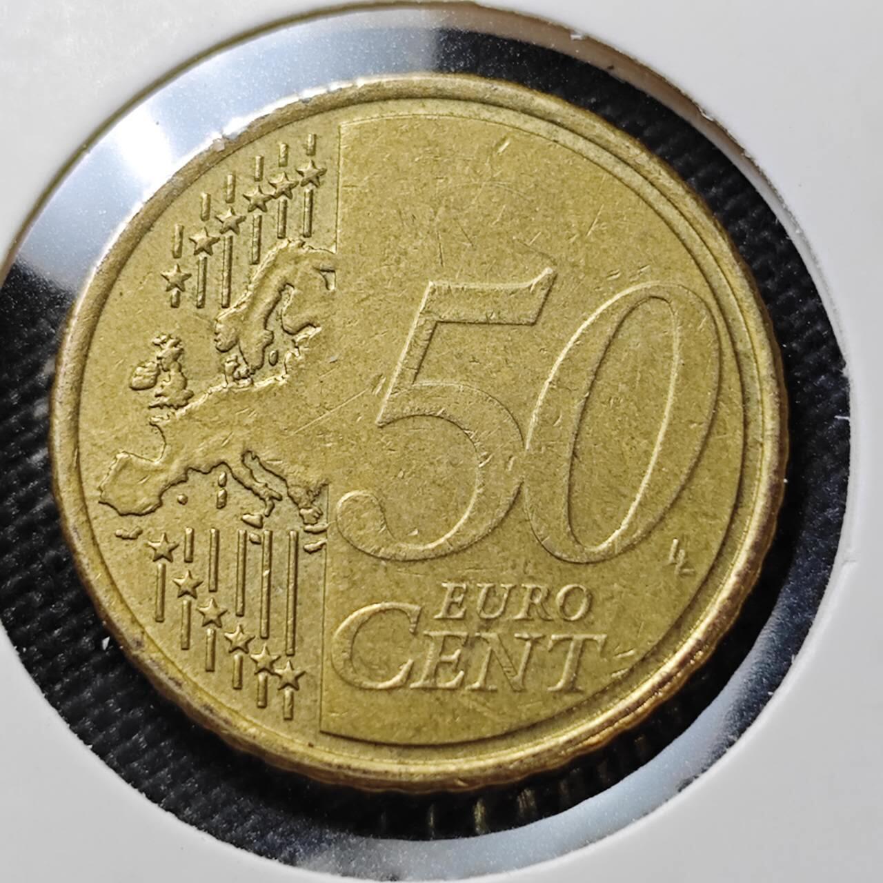 KK钱币收藏小铺   第404期 2月预留时间 周末发货  塞浦路斯50欧分