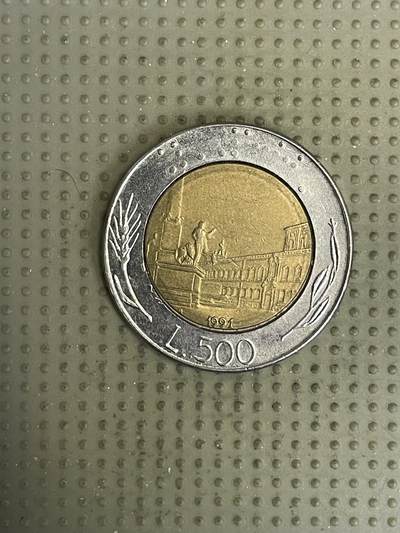 2026年第30场各国散币拍卖（总第180场） - 意大利1991年500里拉