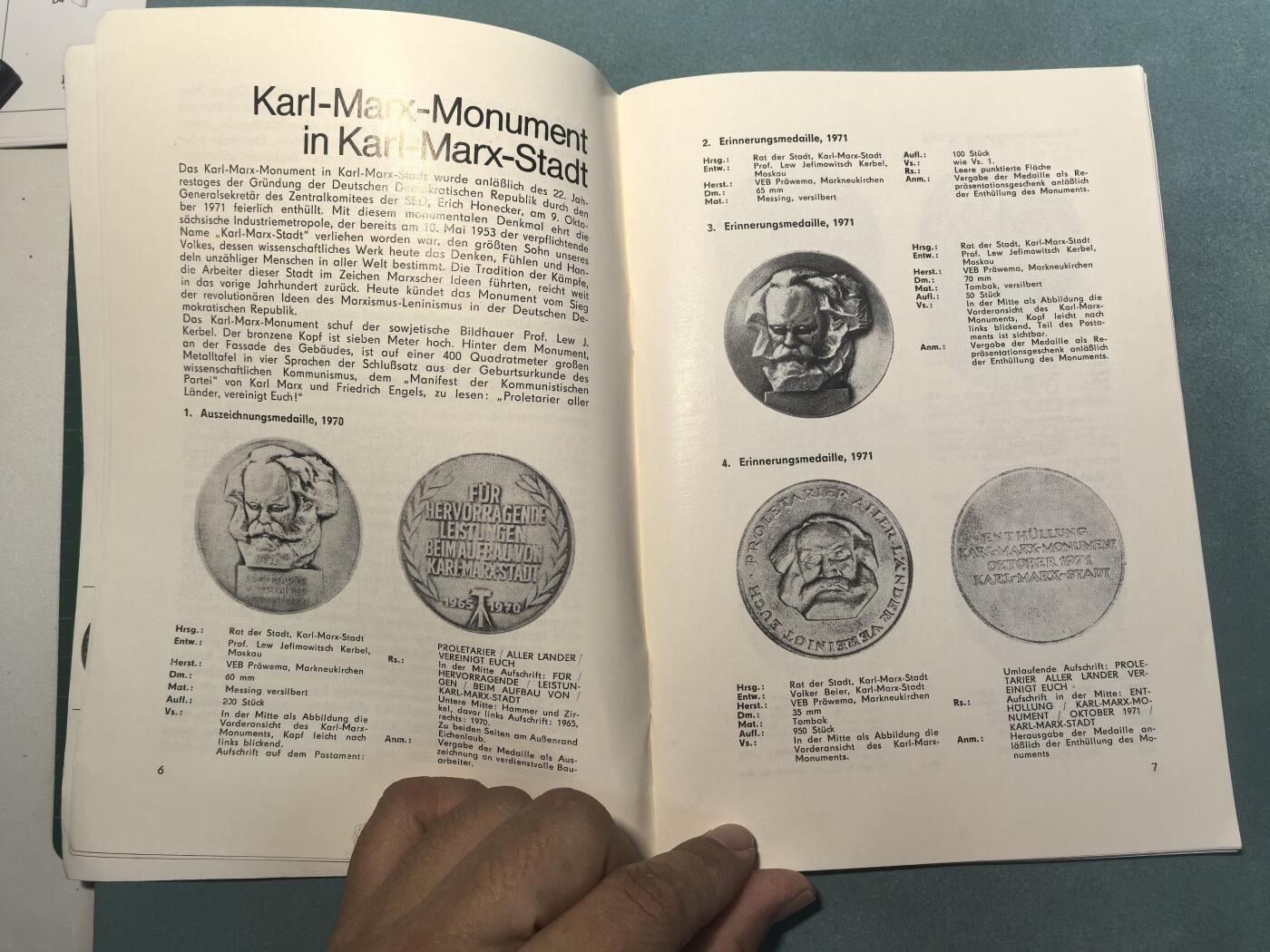 盛世勋华——号角文化勋章邮票专场拍卖第308期 东德出版 纪念章牌上的纪念地