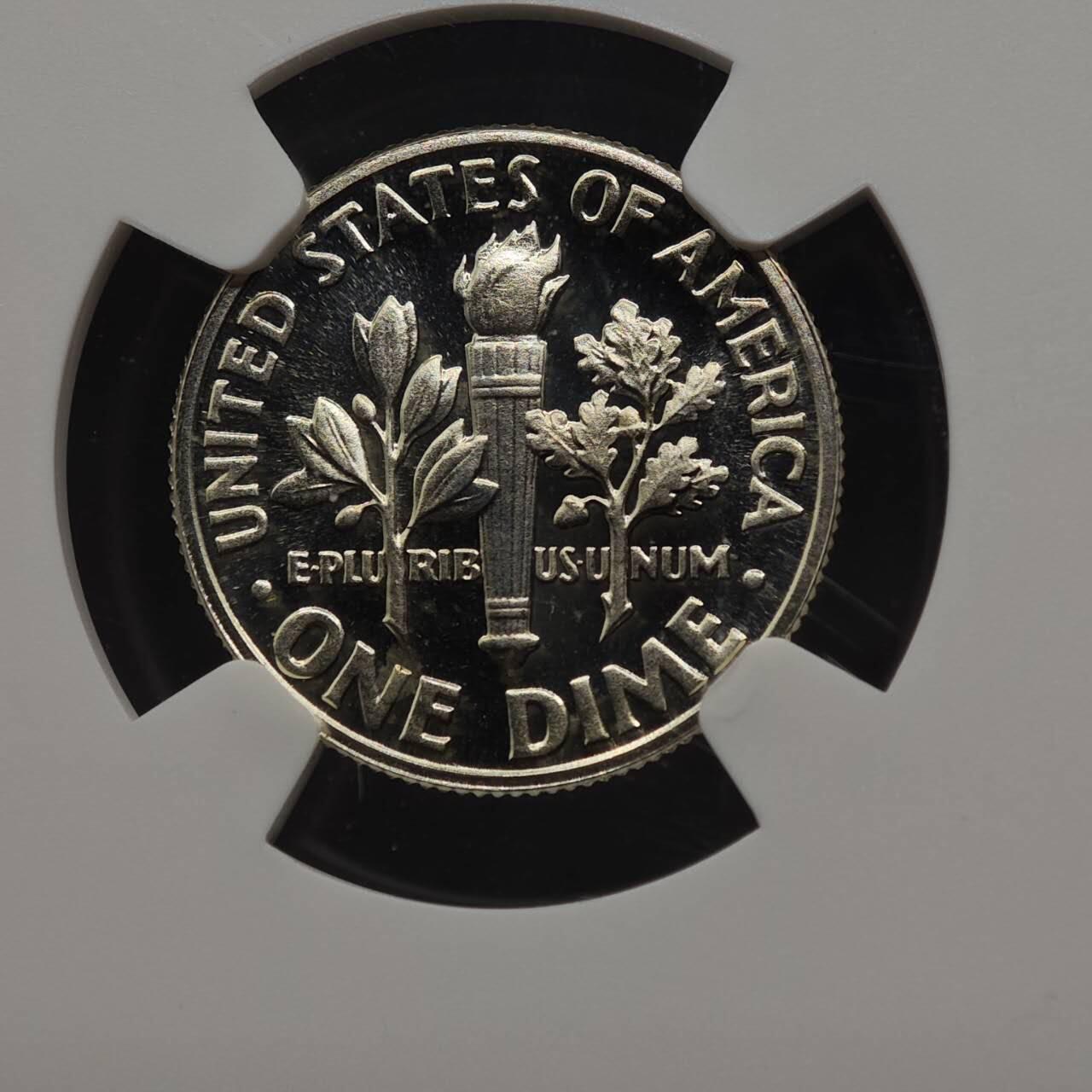 【淘币小摊】实时拍第八百七十九拍   银币套币场    每周一统一发货 美国1962年罗斯福10分精制银币 NGC PF67