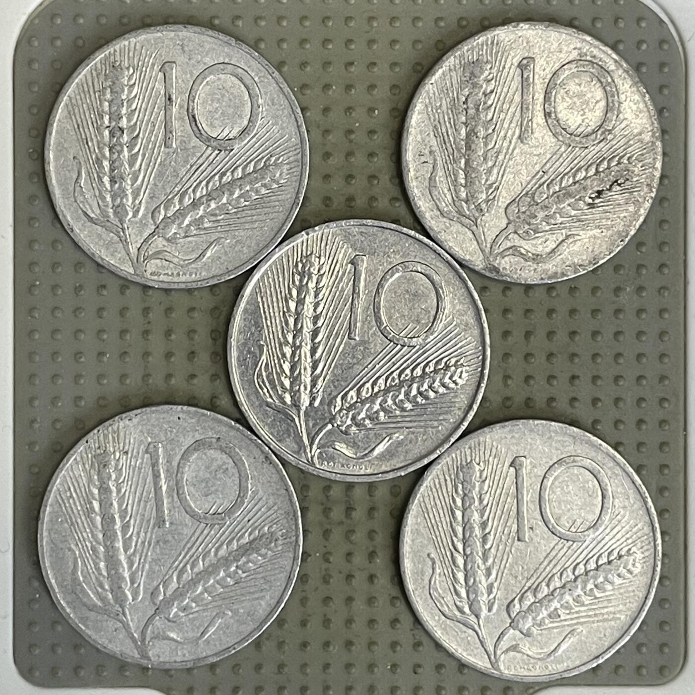 2026年第30场各国散币拍卖（总第180场） 意大利10里拉铝币5枚