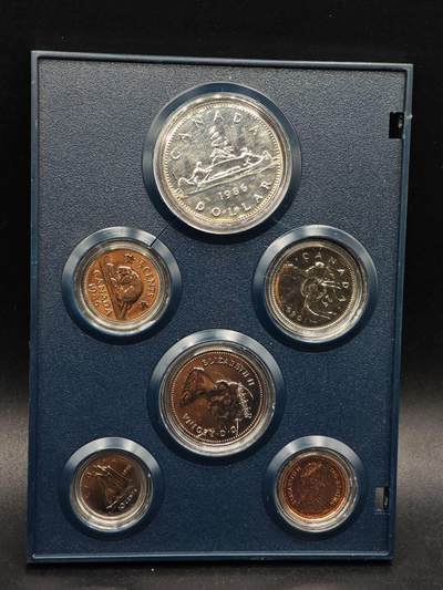 【淘币小摊】实时拍第八百七十九拍   银币套币场    每周一统一发货 - 加拿大1986年套币