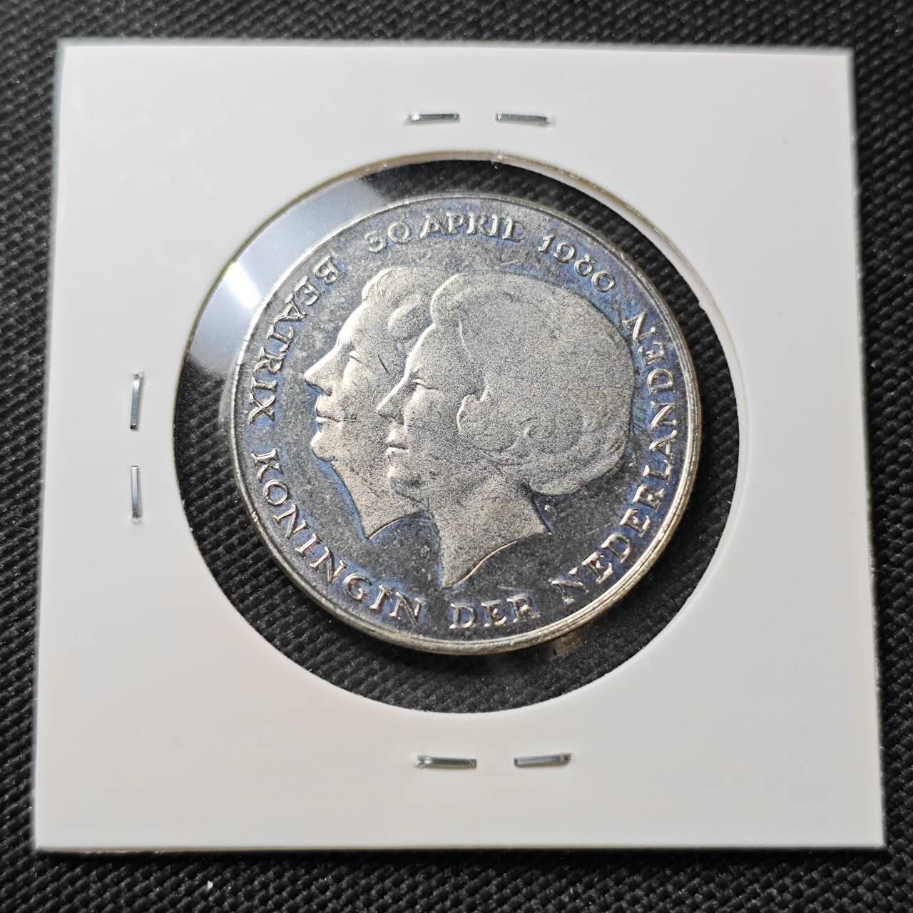 KK钱币收藏小铺   第404期 2月预留时间 周末发货  荷兰2.5盾纪念币