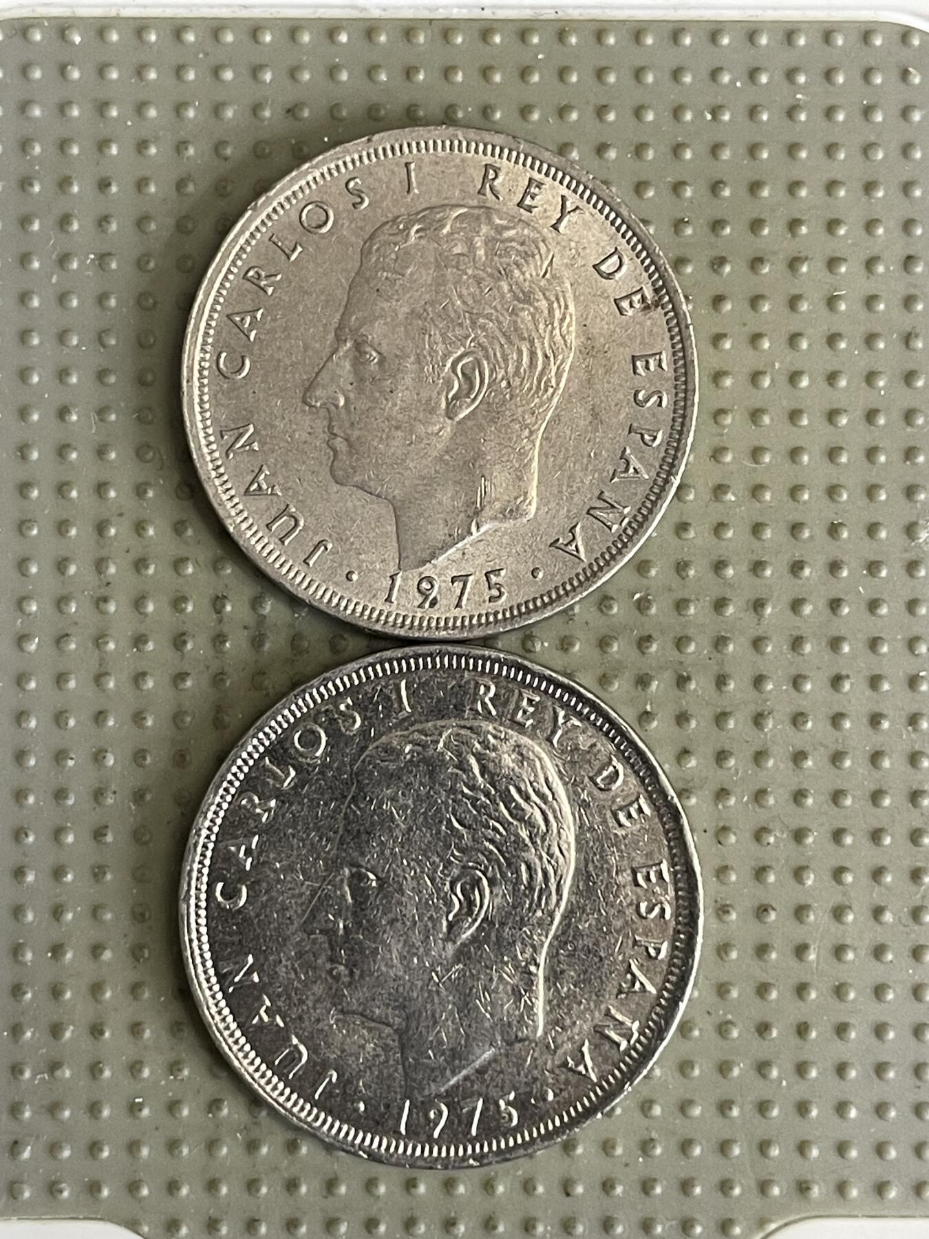 2026年第30场各国散币拍卖（总第180场） 西班牙1975年版25比赛塔2枚