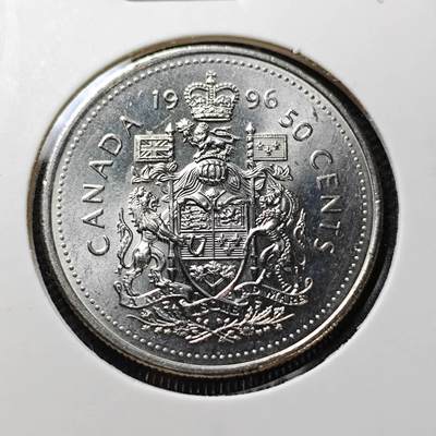 KK钱币收藏小铺   第404期 2月预留时间 周末发货 -  1996加拿大50分