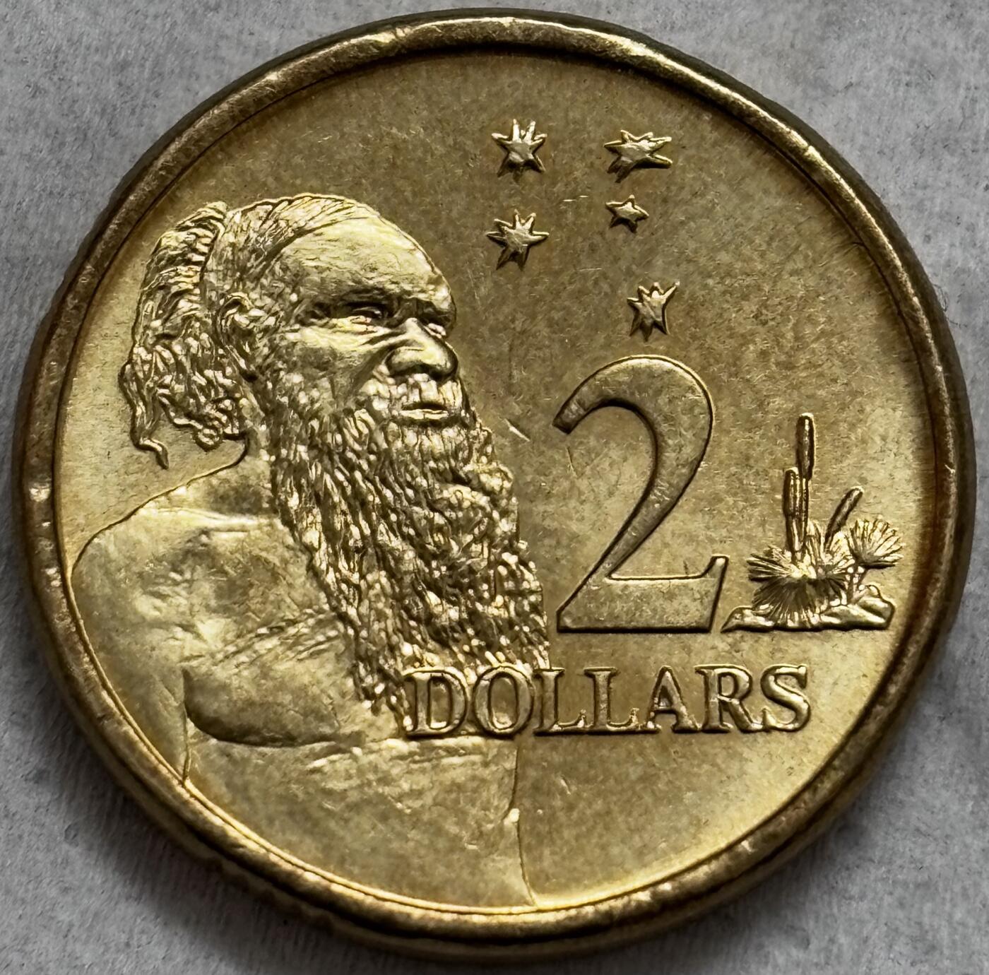 文馨钱币收藏第 296 场，长期接代拍业务 原光品相 2025 年澳大利亚 2 元，查尔斯头像少见