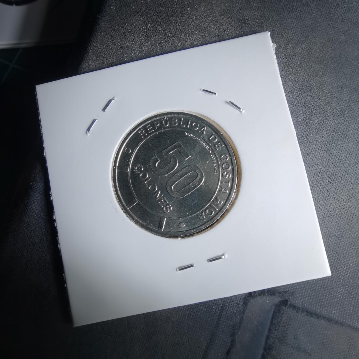 沼泽如烟--第1016场 哥斯达黎加2023年50分纪念币