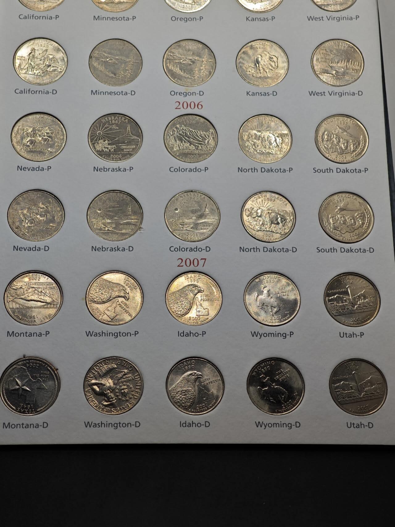 【淘币小摊】实时拍第八百七十九拍   银币套币场    每周一统一发货 美国50州纪念币