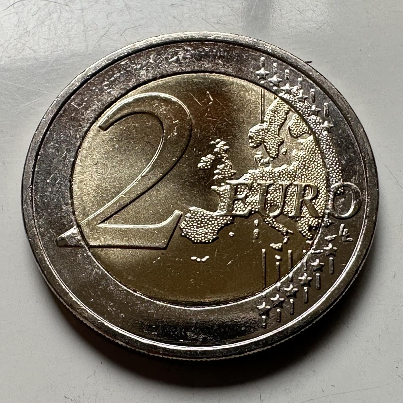 🌹外币初藏🌹🐯2026年第26场  各国纪念币专场 每周二四六晚8️⃣点 接代拍 希腊 2010年 马拉松战役2500周年纪念 2欧元双色纪念币 