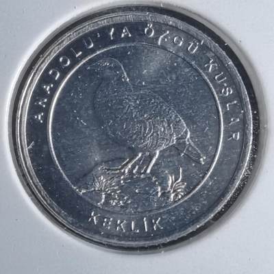 沼泽如烟--第1016场 - 土耳其2020年1库鲁小鸟系列纪念币