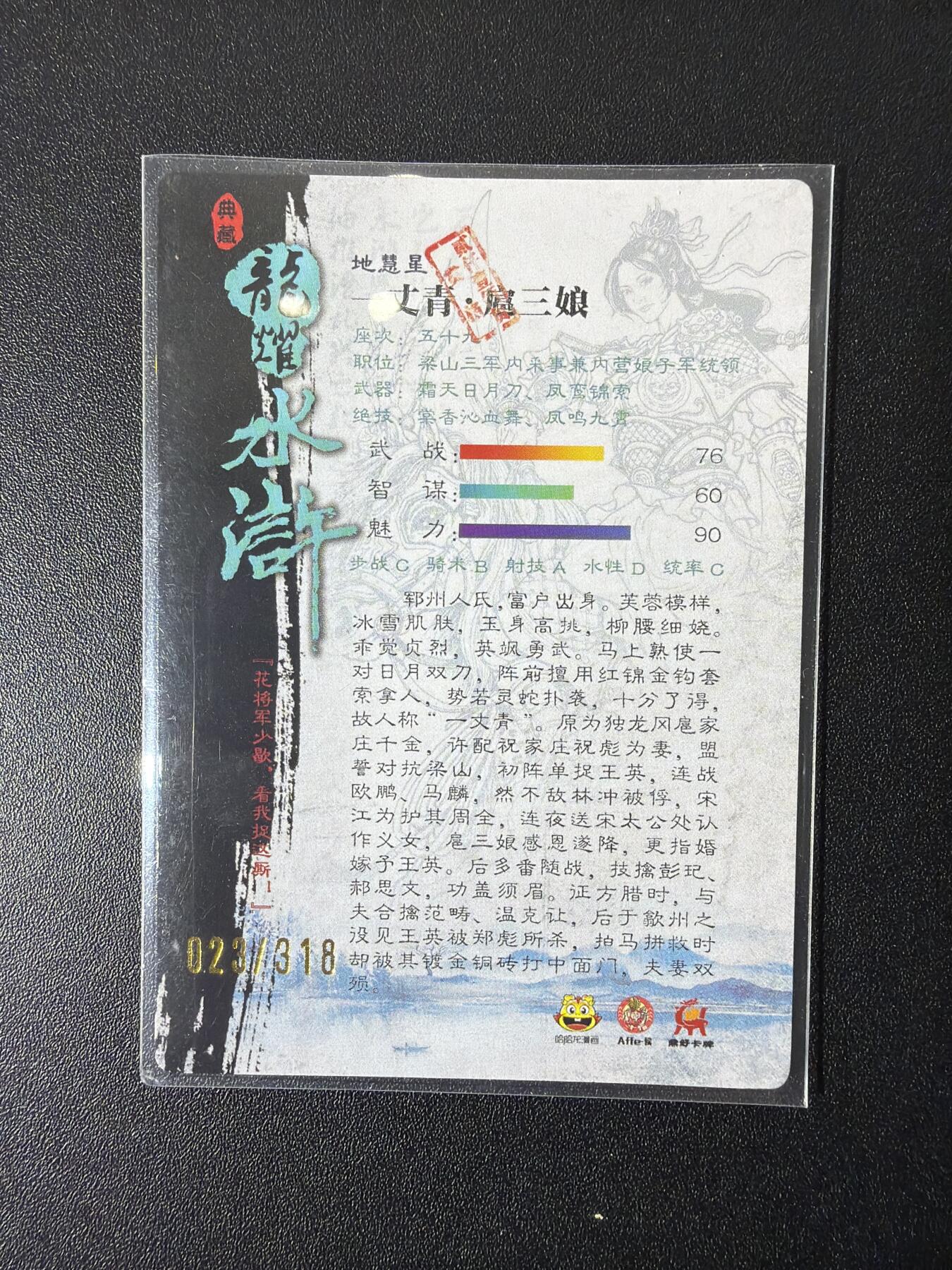 NO.26 好又多金牌大场，夯爆了的马年开门红！每周一站式配齐，方便凑单！（周6晚9点截拍，卖家免费送拍！） 【023/318编】 鼎好卡牌 龙耀水浒特卡 蓝衣三娘 光刻