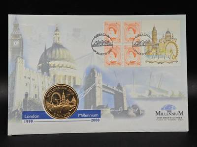  【淘币小摊】限时拍第八百七十九拍   克朗币邮币封场    每周一统一发货 - 直布罗陀1998年5镑纪念币邮币封