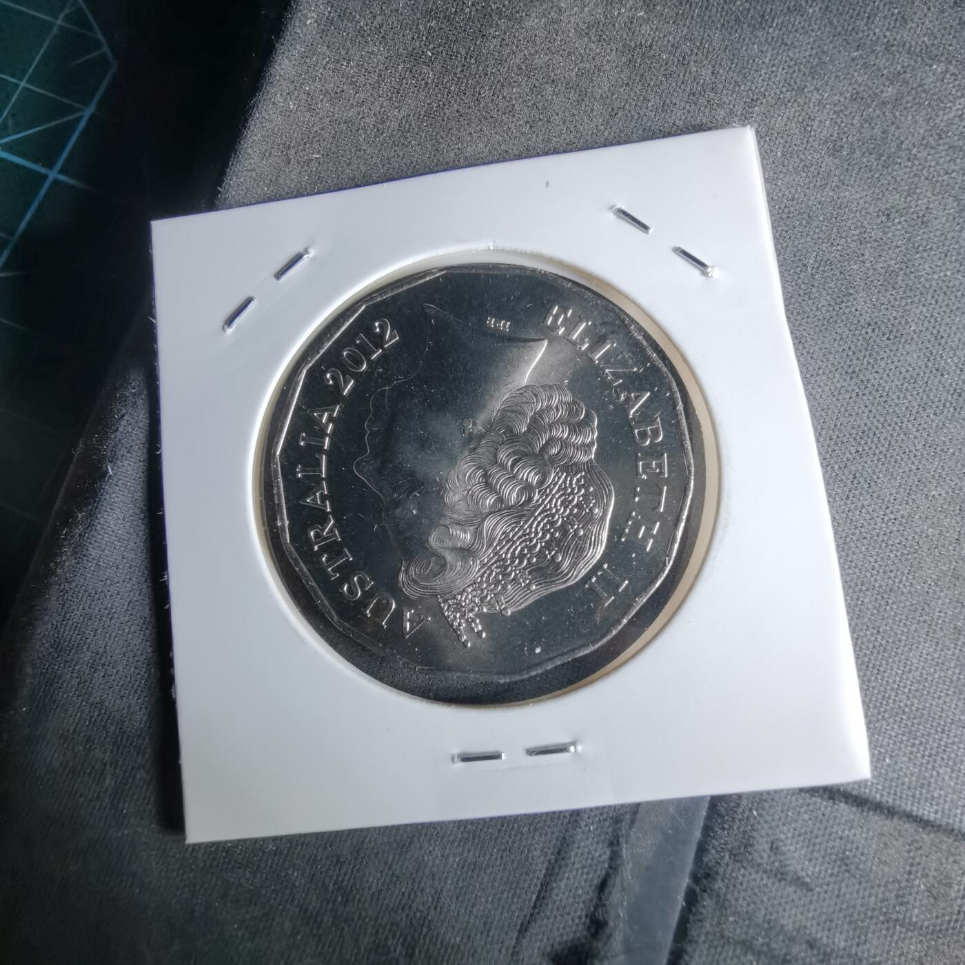 沼泽如烟--第1016场 澳大利亚2012年50分纪念币龙