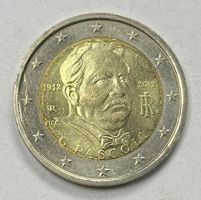 S&S Numismatic世界钱币-拍卖 第122期  - 意大利2012年 乔瓦尼帕斯克里逝世佰年 2欧元双色纪念币