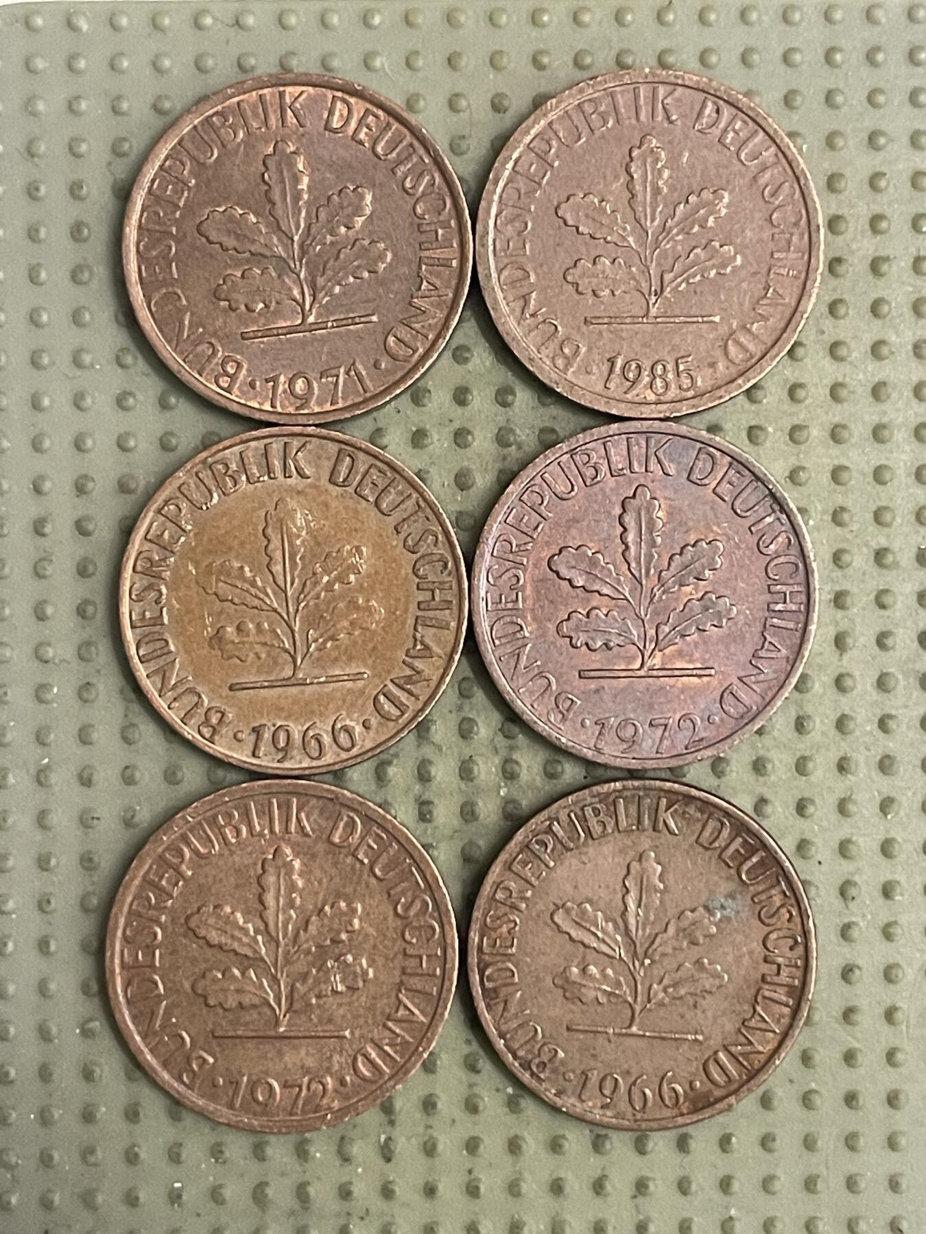 2026年第30场各国散币拍卖（总第180场） 德国1芬尼6枚