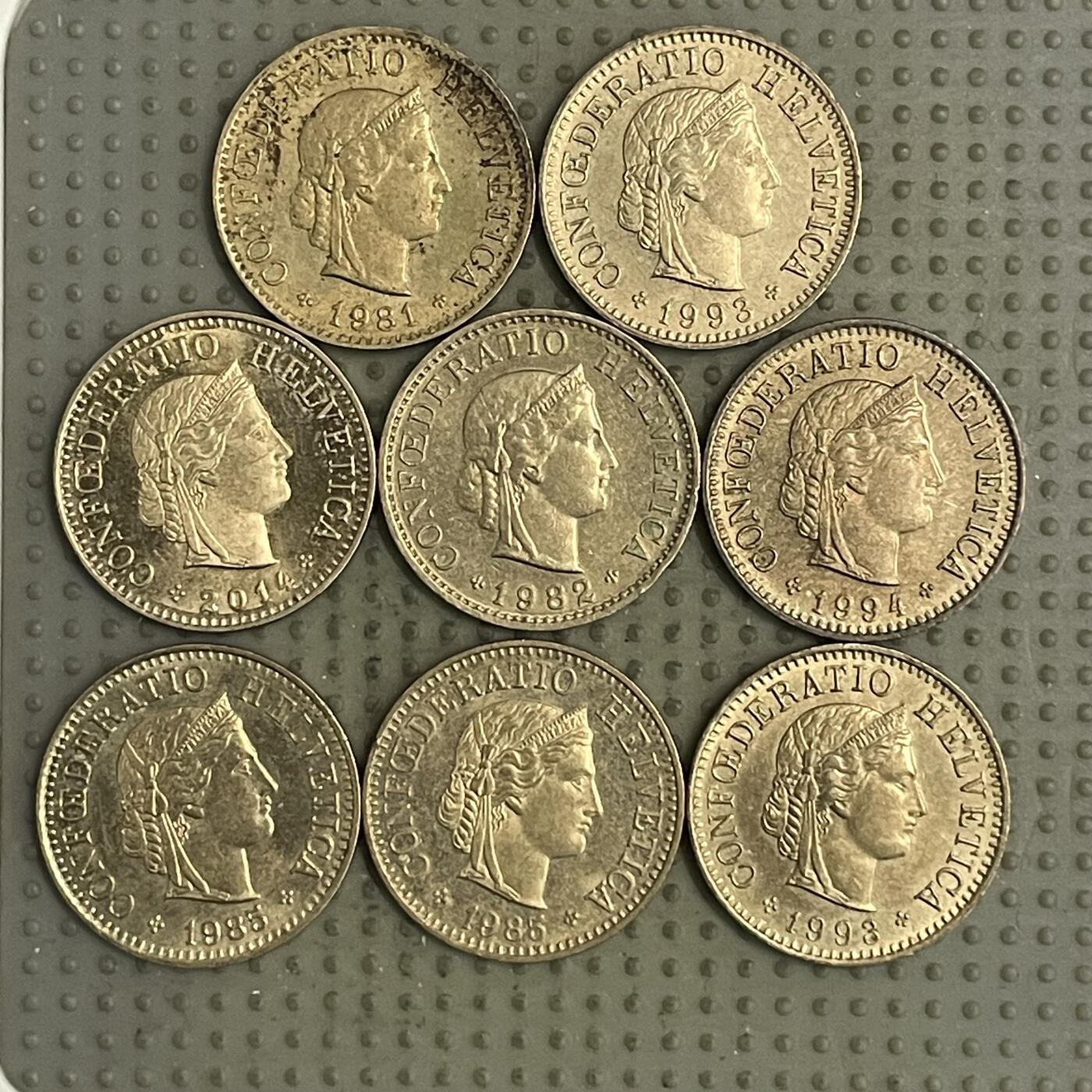 2026年第30场各国散币拍卖（总第180场） 瑞士5生丁8枚