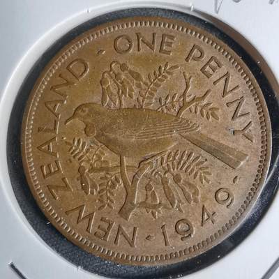 沼泽如烟--第1016场 - 新西兰1949年1便士