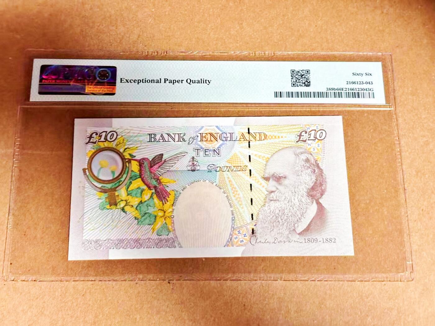 【Blue Auction】世界纸币精拍第792期——18级TOP拍卖/信誉/品质/专业/高效💫 【777豹子号】英国 2000年10镑 PMG66EPQ 