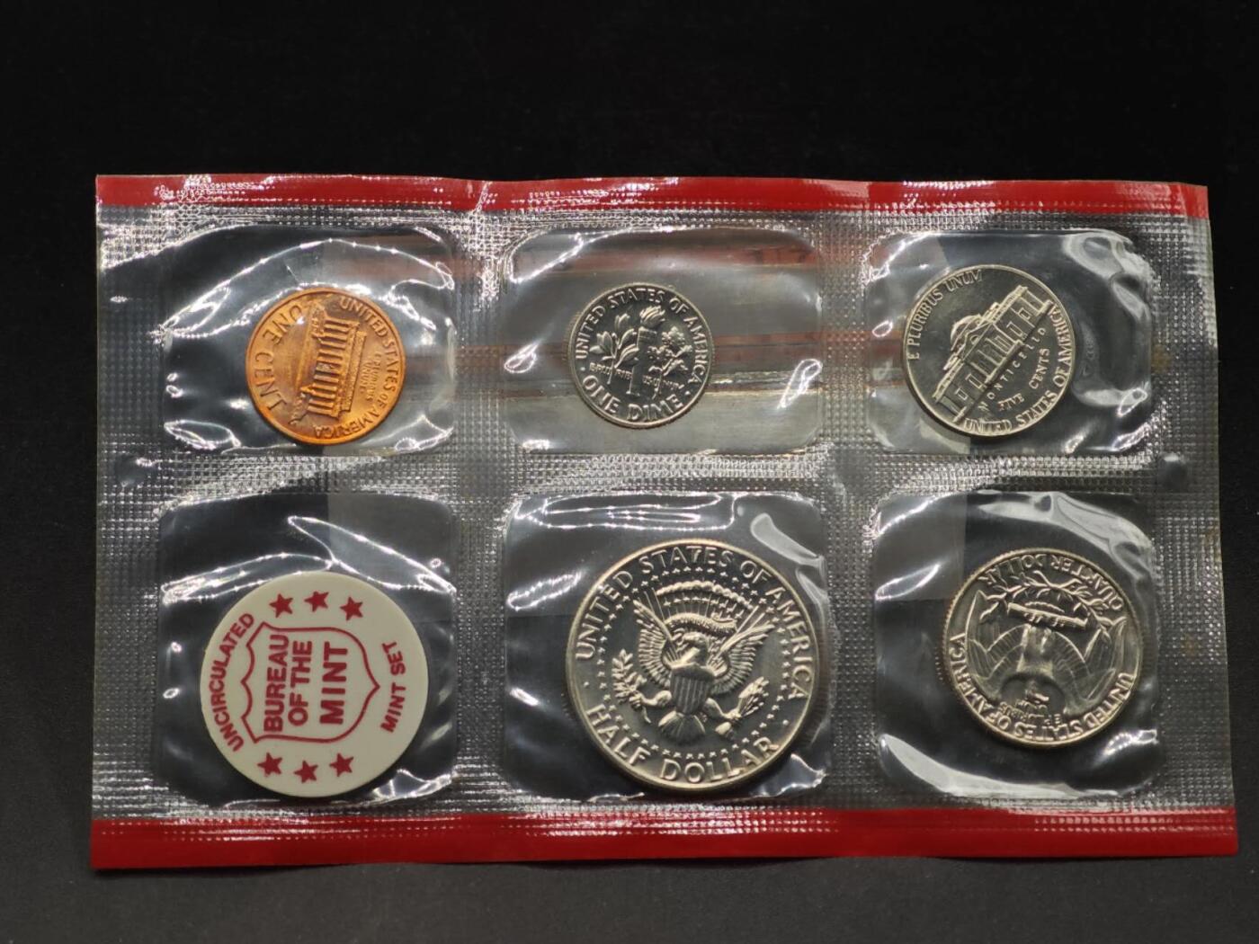 【淘币小摊】实时拍第八百七十九拍   银币套币场    每周一统一发货 美国1972年套币塑封