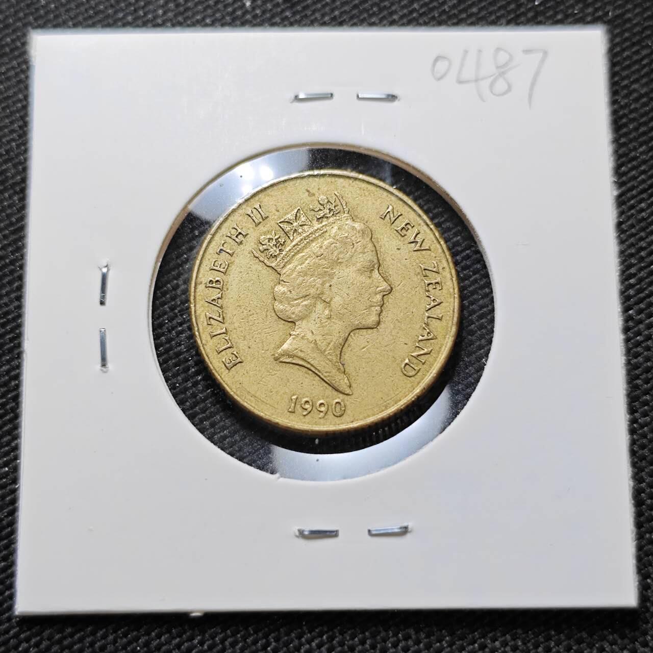 KK钱币收藏小铺   第404期 2月预留时间 周末发货  新西兰1元