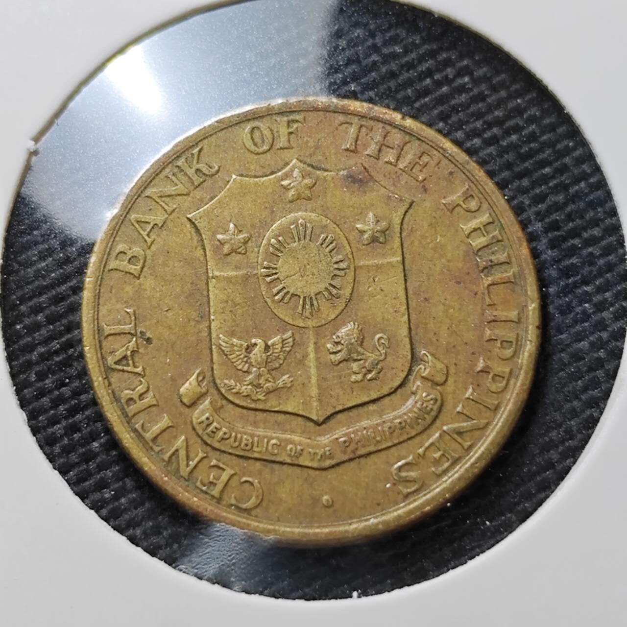 KK钱币收藏小铺   第404期 2月预留时间 周末发货  1963菲律宾5分铜币