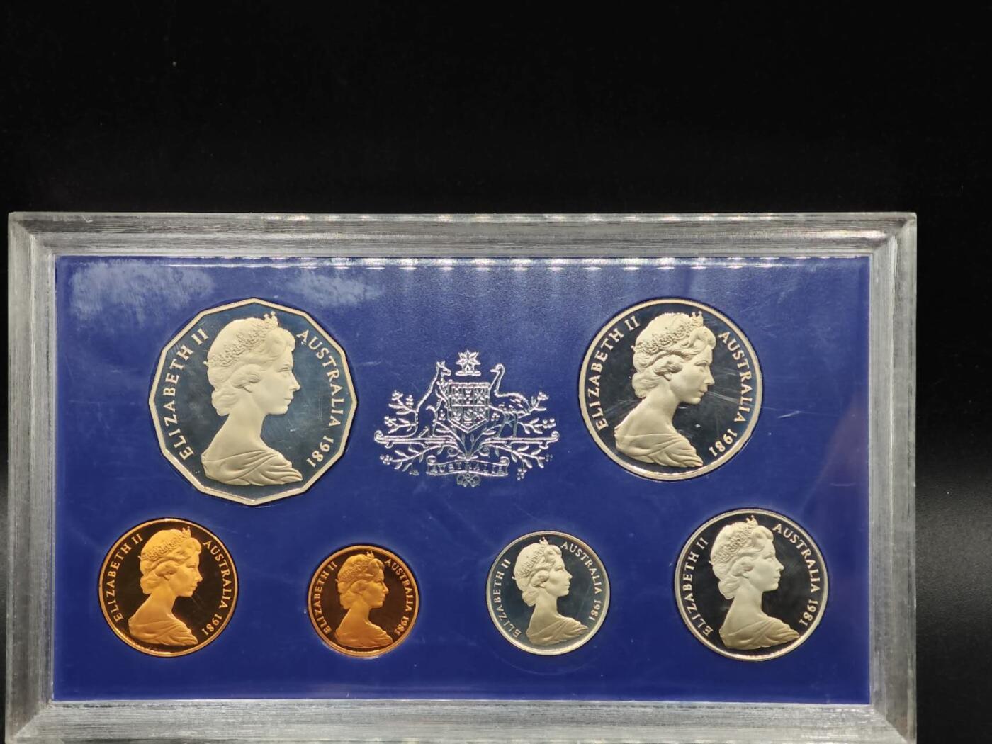 【淘币小摊】实时拍第八百七十九拍   银币套币场    每周一统一发货 澳大利亚1981年6枚精制套币