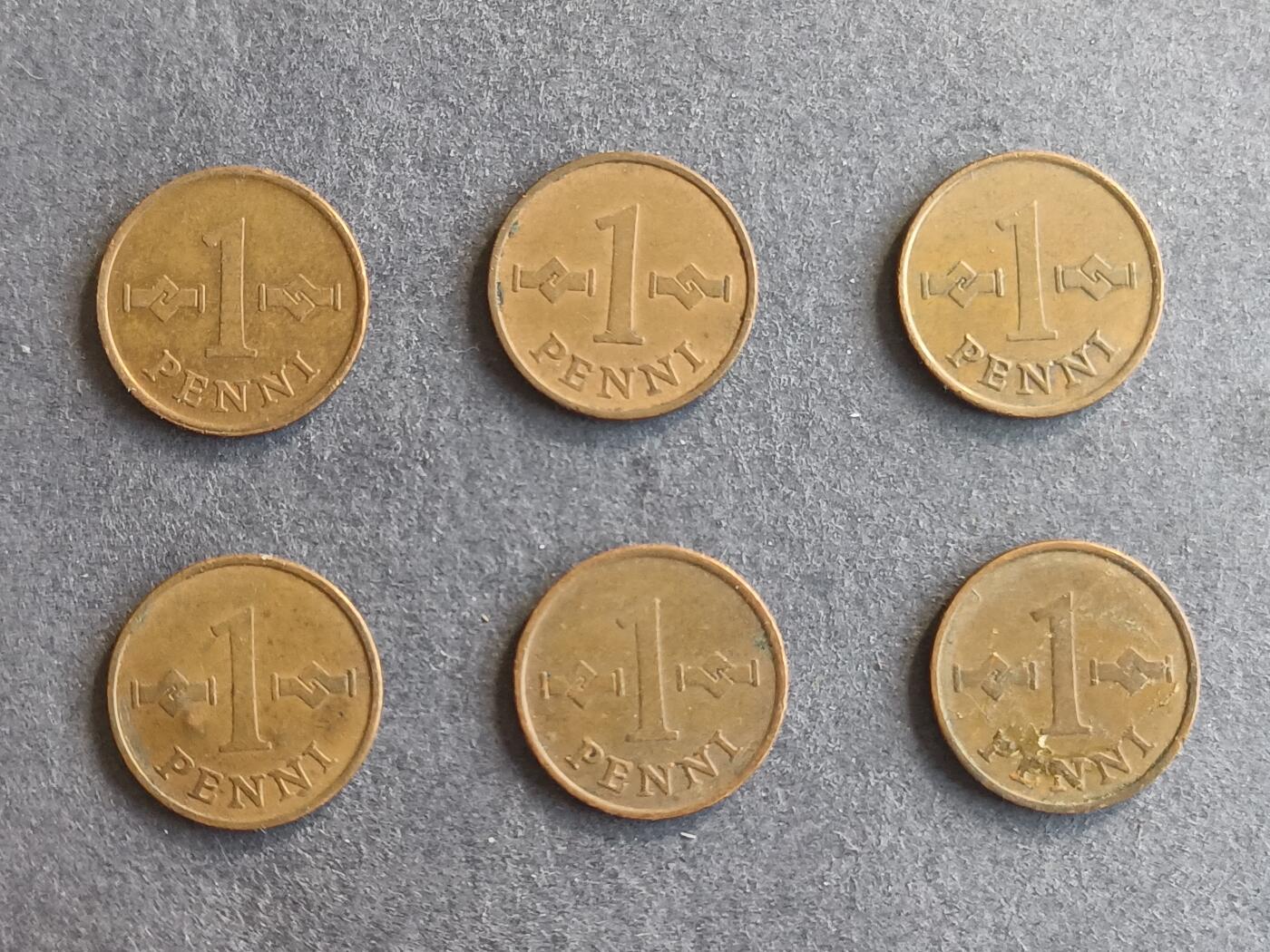 【游宝拍卖】丙午马年第9期 芬兰1963年 6枚