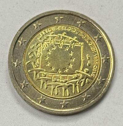 S&S Numismatic世界钱币-拍卖 第122期  - 比利时2015年 欧盟旗帜30周年 2欧元双色纪念币