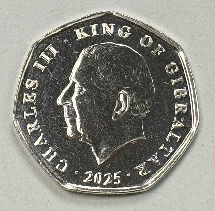 S&S Numismatic世界钱币-拍卖 第122期  直布罗陀2025年 圣诞节 50便士纪念币