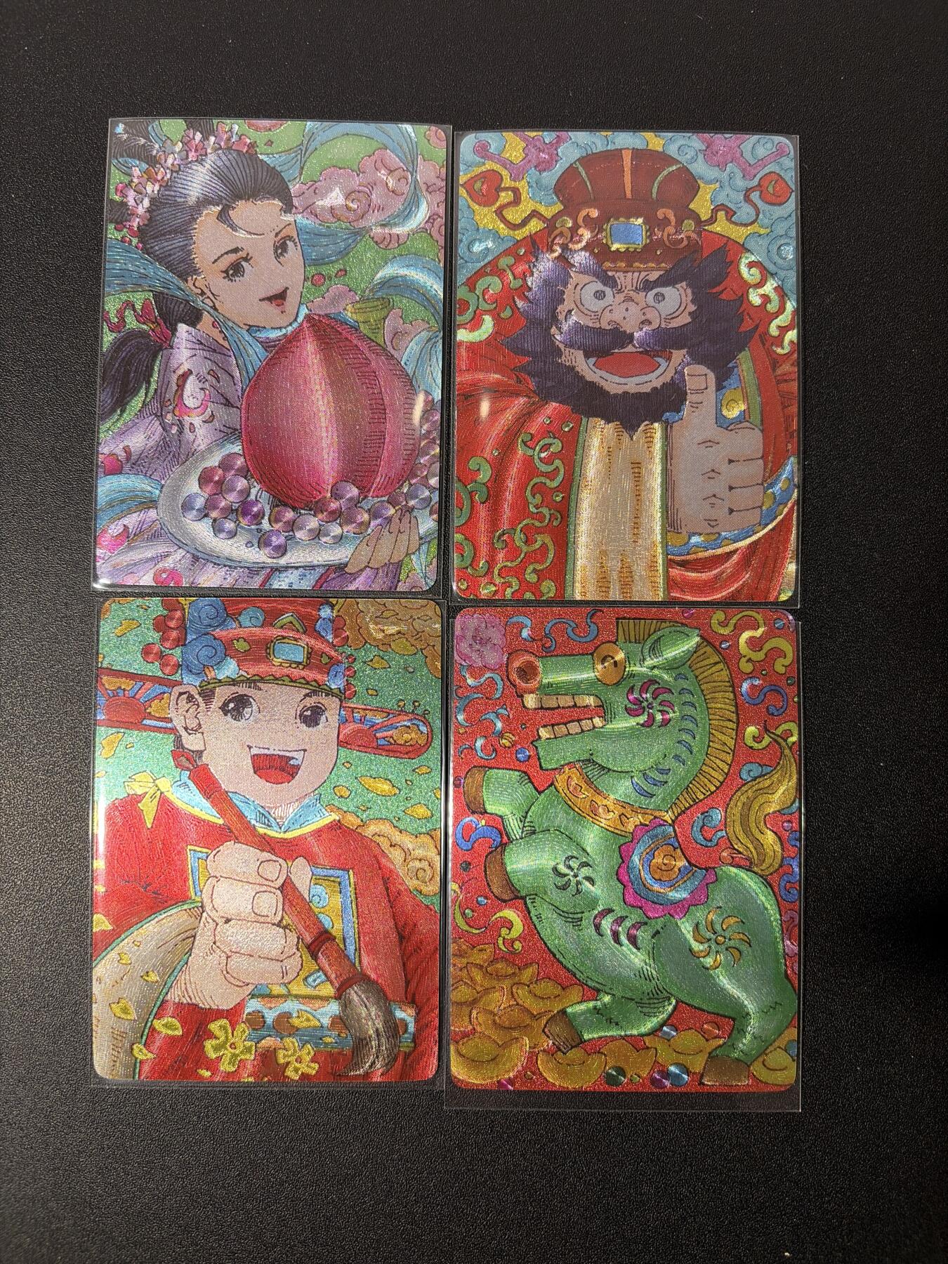 NO.26 好又多金牌大场，夯爆了的马年开门红！每周一站式配齐，方便凑单！（周6晚9点截拍，卖家免费送拍！） 【套卡】小花瓣 天宫赐福 财神驾到 马上发财 粗闪 一套（不缺卡）