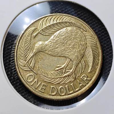 KK钱币收藏小铺   第404期 2月预留时间 周末发货 -  新西兰1元