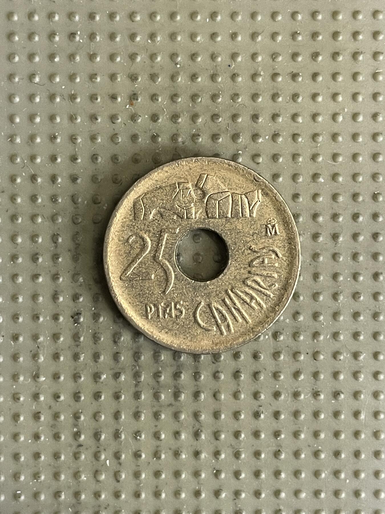 2026年第30场各国散币拍卖（总第180场） 西班牙1994年加那利群岛25比赛塔纪念币