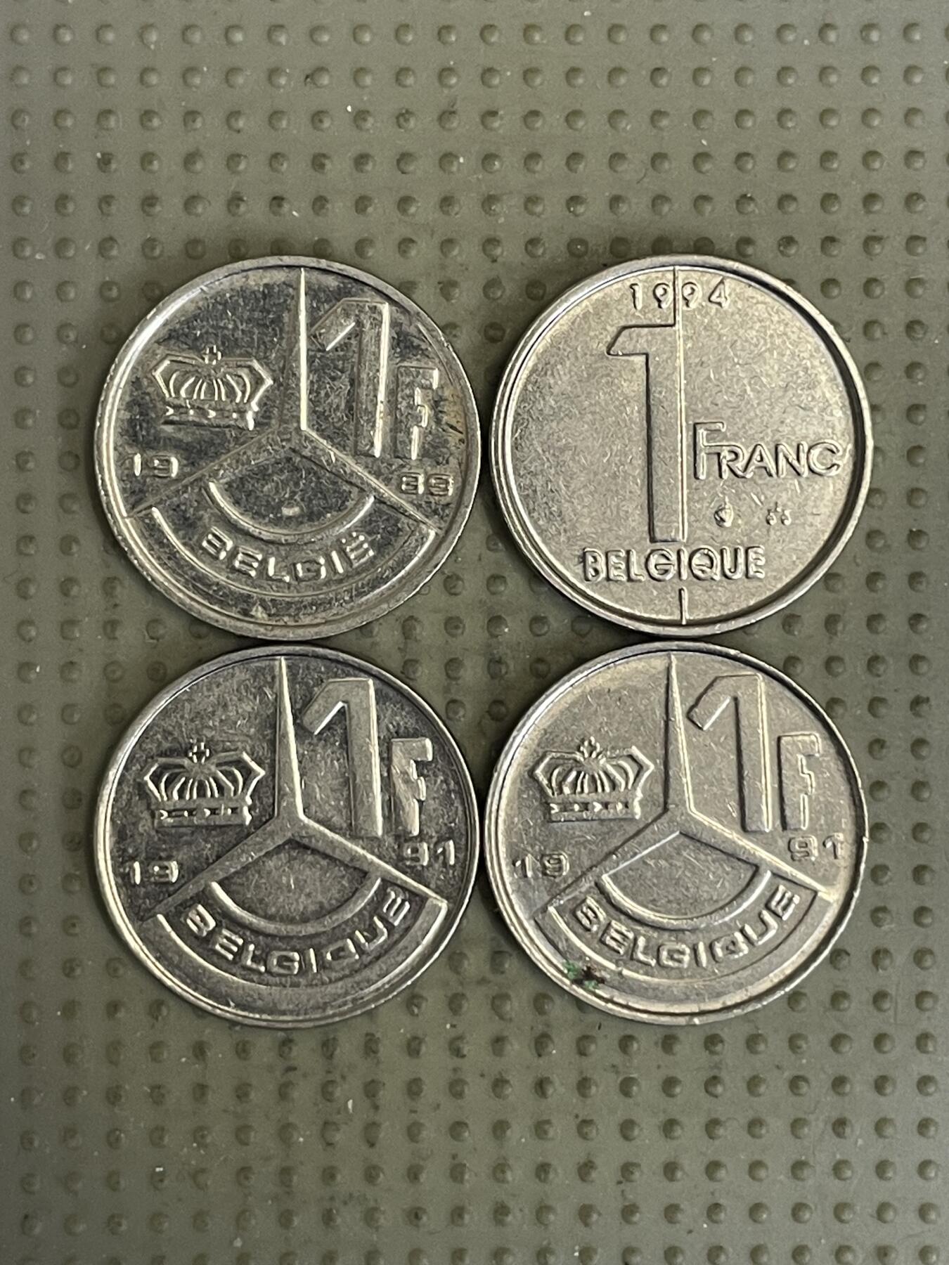 2026年第30场各国散币拍卖（总第180场） 比利时1法郎4枚