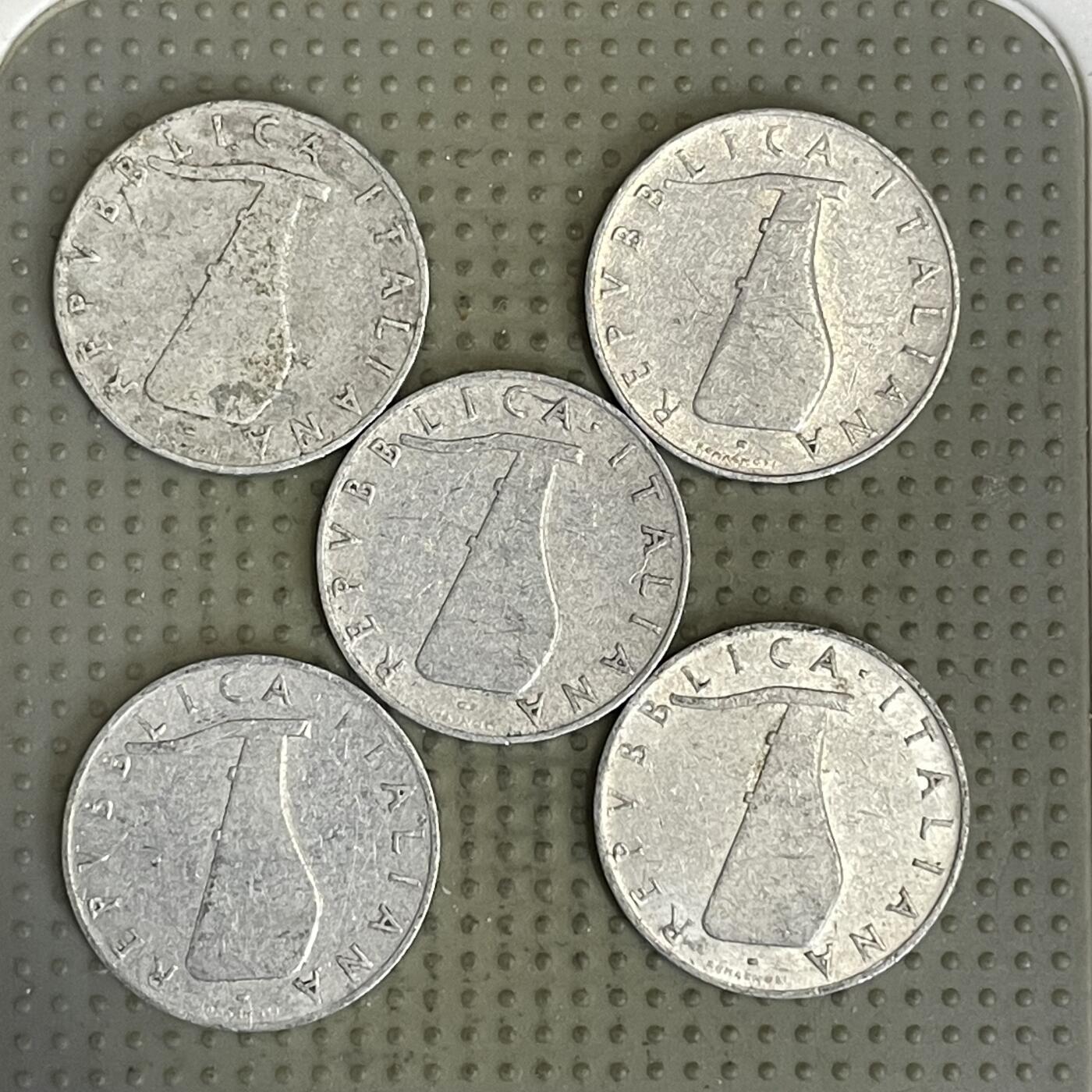 2026年第30场各国散币拍卖（总第180场） 意大利5里拉铝币5枚